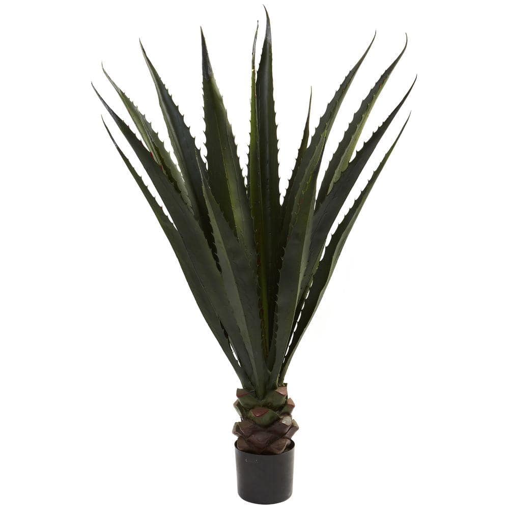 Nearly Natural 52 in. Artificial Giant Agave Plant 6768 - The Home Depot