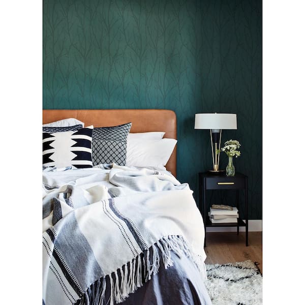 Redford White Birch Vinyl Non-Pasted Textured Paintable Wallpaper