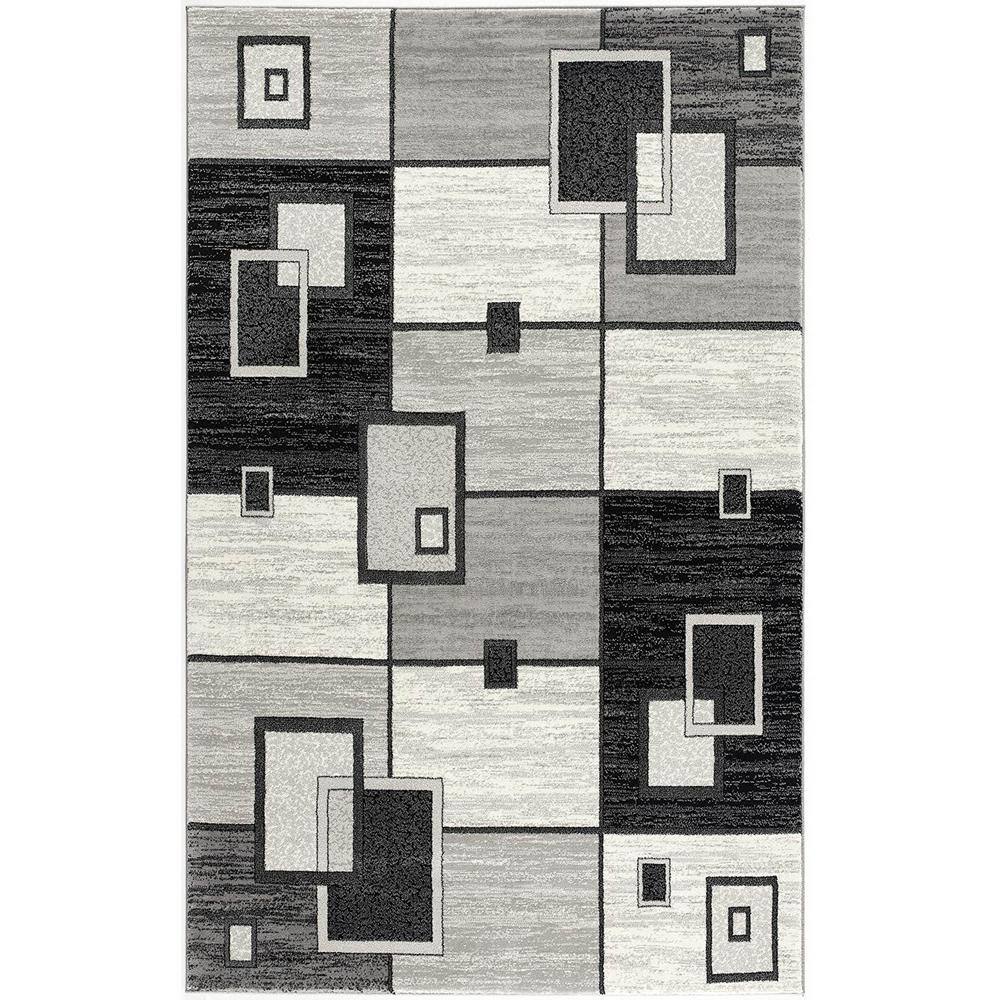 Montage Grey 2 ft. 3 in. x 4 ft. Modern Abstract Doormat Area Rug Entrance Floor Mat price history on PriceWatchPro