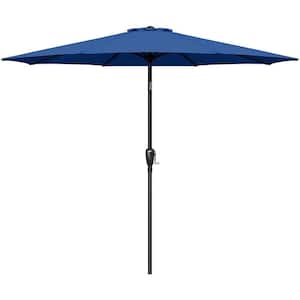 Siavonce Simple Deluxe 9 ft. Outdoor Market Table Patio Umbrella