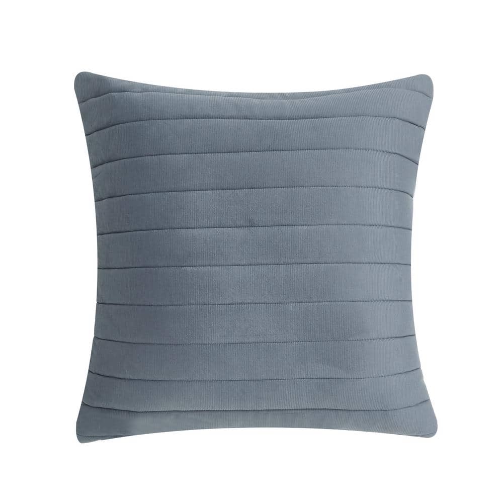 Valletta Polyester 20 in. Square Quilted Decorative Throw Pillow 20 x 20 in