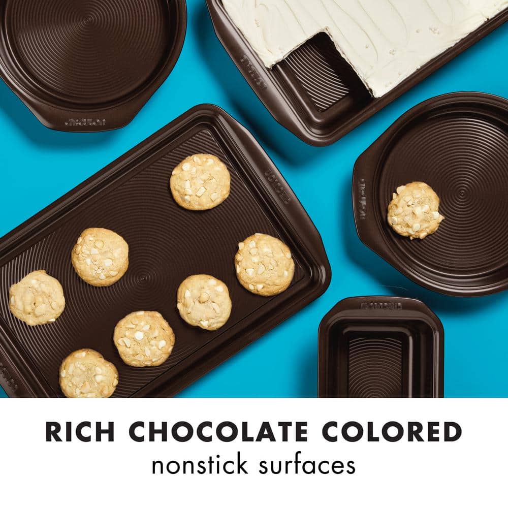 Circulon 10-Piece Chocolate Brown Nonstick Bakeware Set