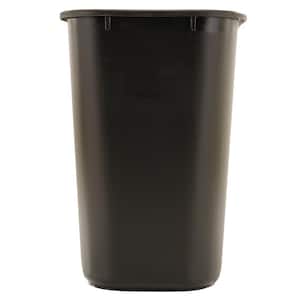 7 Gal. Black Rectangular Trash Can (2-Pack)