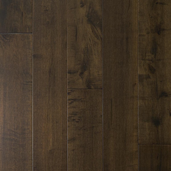 Malibu Wide Plank Avila Maple 3/8 in. T x 6.5 in. W Click Lock Wire Brushed Engineered Hardwood Flooring (945.6 sq. ft./pallet)