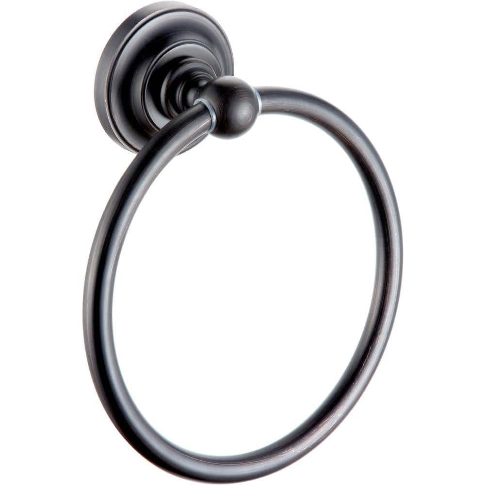 Paradise Bathworks Elysium Towel Ring in Oil Rubbed Bronze 63066 - The ...