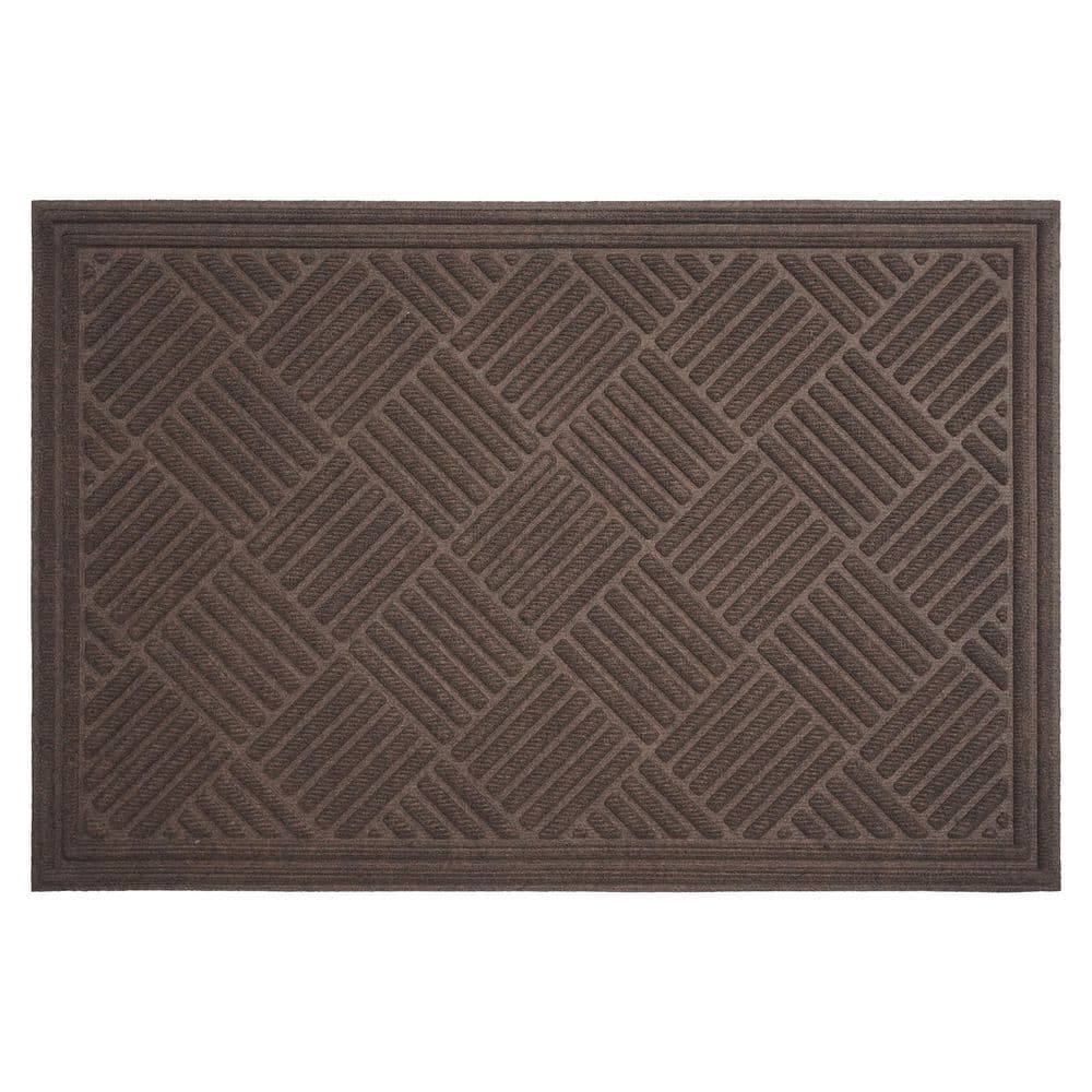 Chess Ribbed Brown colored 24 in. x 36 in. Indoor/Outdoor Doormat price history on PriceWatchPro