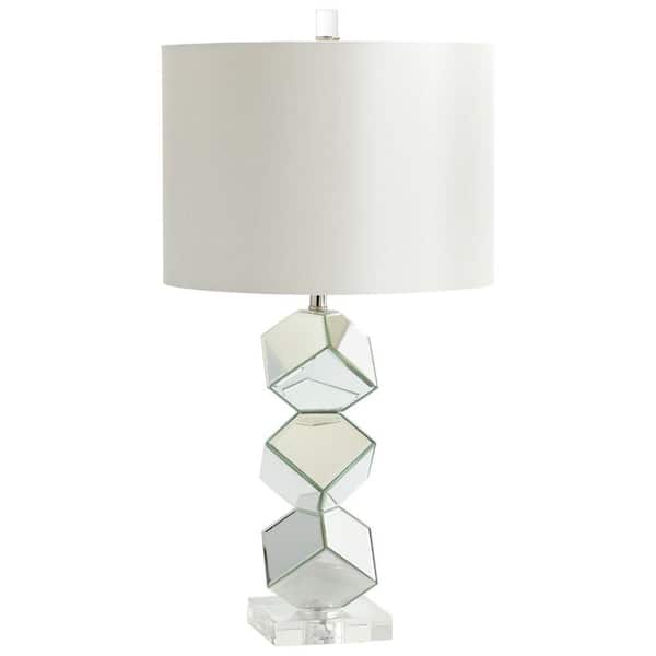 Filament Design Prospect 26.5 in. Mirrored Glass Retro Art Table Lamp