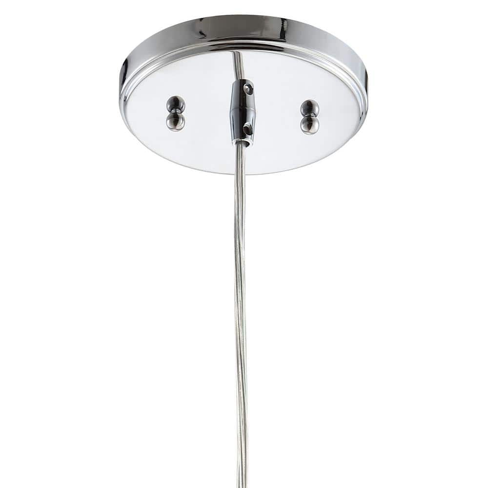 Ferano 9" Chrome Glass LED Pendant Light