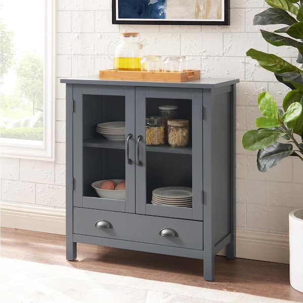 Unbranded Gracie Grey Storage Cabinet with Drawer