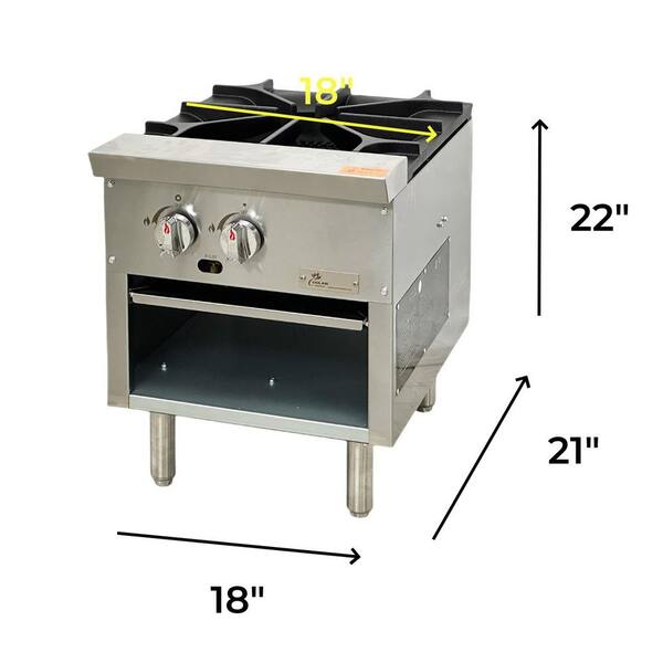 NSF 18 in. Stock Pot Range 1 Burner