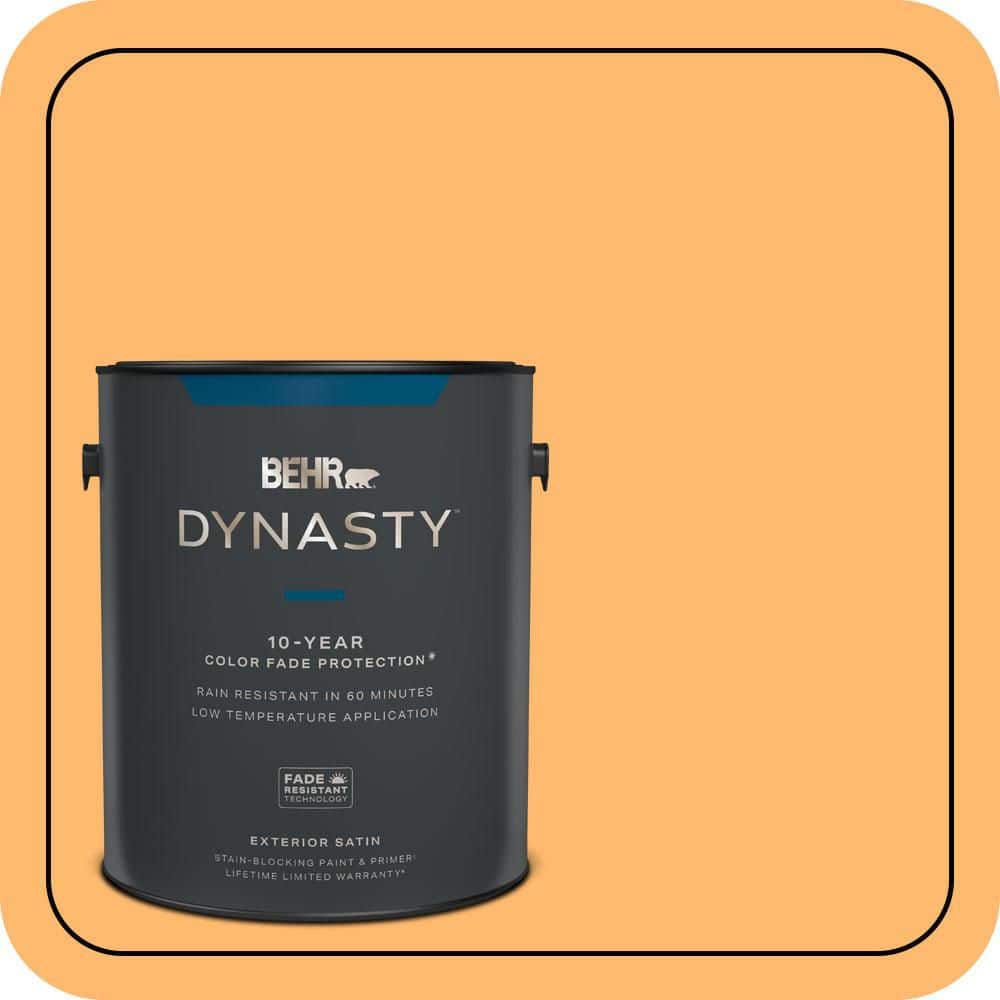 1 gal. #P240-5 Cheese Puff Satin Enamel Exterior Stain-Blocking Paint & Primer price history on PriceWatchPro