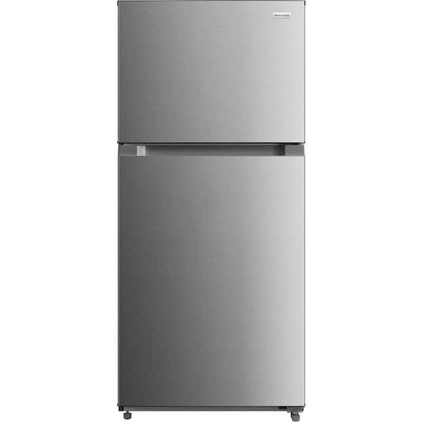 29.7 in 19 cu. ft. Standard Depth Garage Ready Top Freezer Refrigerator in Fingerprint-Resistant Stainless Steel Look