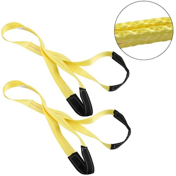 2 Cinghie Di Sollevamento Pesanti Precision Auto Labs 6x2" Nylon - Capacità 9400 Lbs