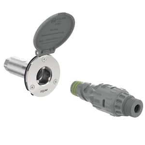 1/2 in. NPT inlet and 3/4 in. Hose Connector 2 in. House Hydrant V1+ Modern Outdoor Wall Faucet