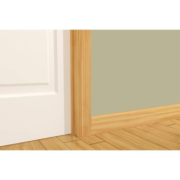 Shaker Style 4 ft. Wood Baseboard Cover