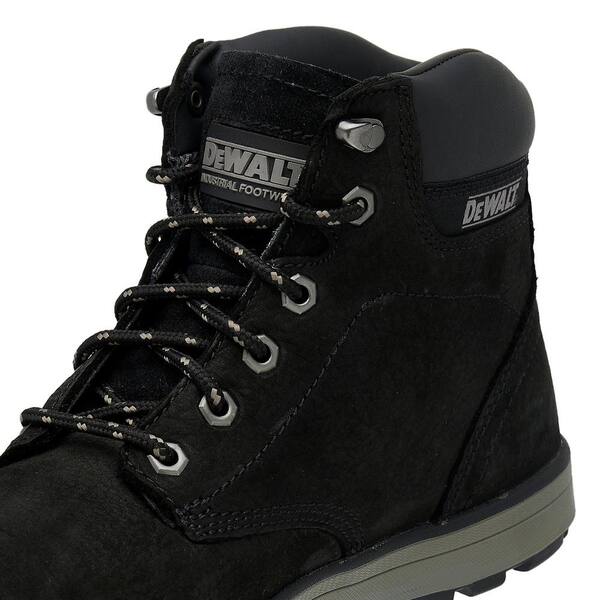 DEWALT Men's Plasma Inch Work Boots Steel Toe Black Size 10