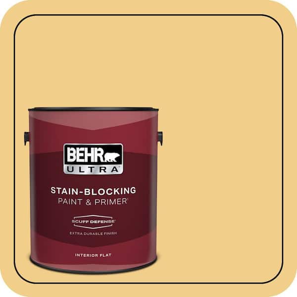BEHR ULTRA 1 gal. #360D-4 Warm Glow Extra Durable Flat Interior Paint & Primer