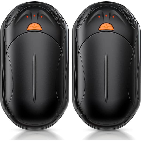 Lukyamzn 10-Watt Portable Electric Hand Warmers Pocket Heater in Black