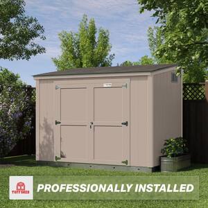Professionally Installed Tahoe Skyline 6 ft. x 10 ft. Wood Storage Shed (60 sq. ft.)