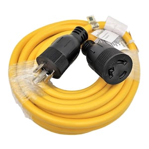 25 ft. SJTW 12/3 20 Amp 250-Volt Twist Lock NEMA L6-20 Extension Cord