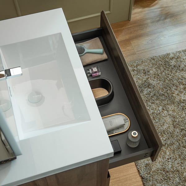 WOODBRIDGE NJ 35.4 in. W x 19.63 in. D x 22.5 in. H Single Sink