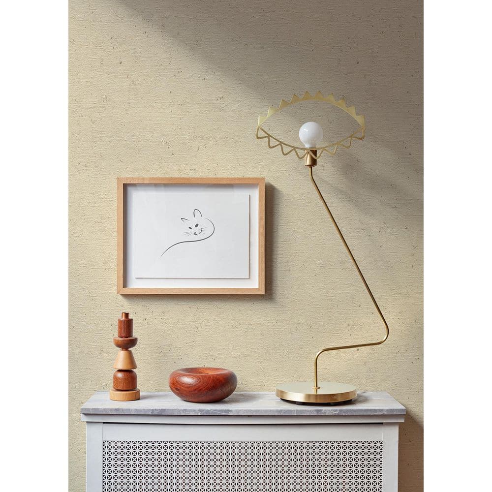 Cain Wheat Rice Texture Non-Woven Wallpaper