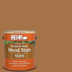 1 gal. #SC-134 Curry Solid Color House and Fence Exterior Wood Stain