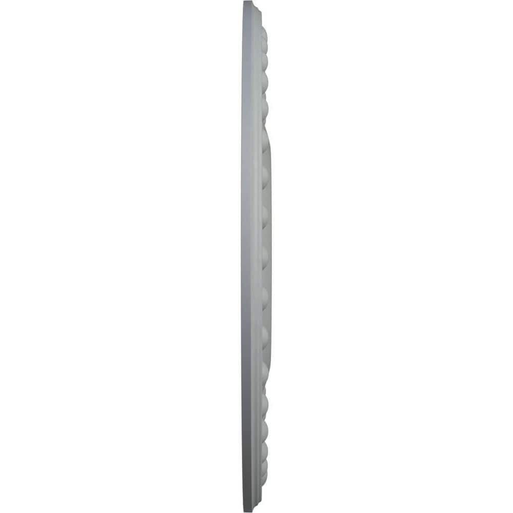 Primed White Urethane Foster Ceiling Medallion, 19 1/8" Diameter