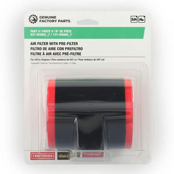 Premium Air Filter for Cub Cadet, Craftsman and Troy-Bilt 547cc OHV Engines OE# 937-05066 / 737-05066