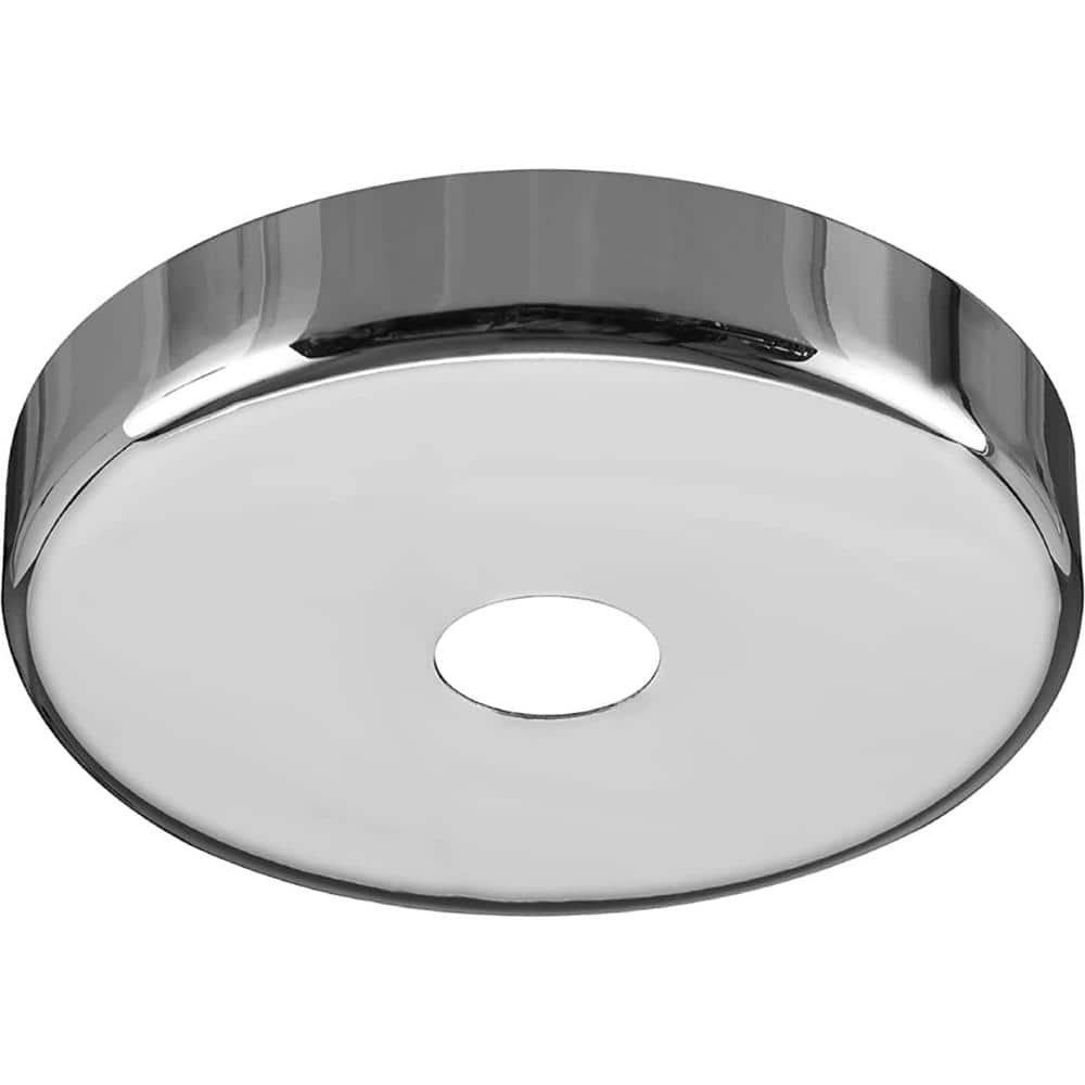Chrome Finish Chandelier Fixture Canopy Kit, 5-1/8" Diameter, 2 Pack