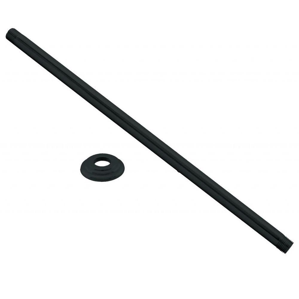Westbrass D3648A-62 Westbrass 1/2" IPS x 48" Round Ceiling Mount Shower Arm with Flange