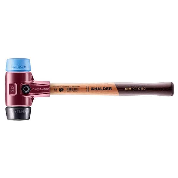 Simplex 50 2.5 lbs. Mallet with Soft Blue Rubber (Non-Marring) and Black Rubber Inserts
