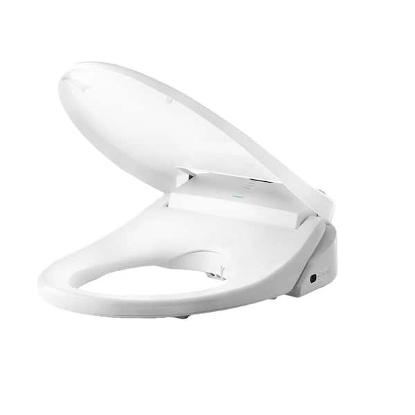 Brondell Omigo Luxury Electric Bidet Seat for Elongated Toilets with Air Dryer and Deodorizer in White