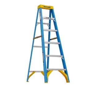 6 ft. Fiberglass Step Ladder (10 ft. Reach Height) with 250 lb. Load Capacity Type I Duty Rating