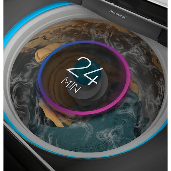 5.0 cu. ft. High-Efficiency Smart White Top Load Washer with Microban Technology, ENERGY STAR