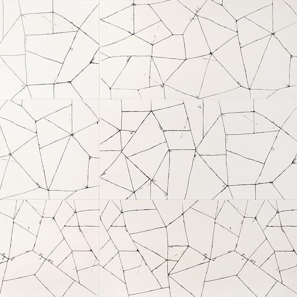 Ivy Hill Tile Smith White 16 in. x 32 in. Matte Porcelain Floor and ...