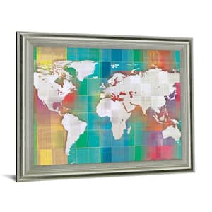 28 in. x 34 in. COLOR MY WORLD BY VENTER, T. (Mirror Framed)