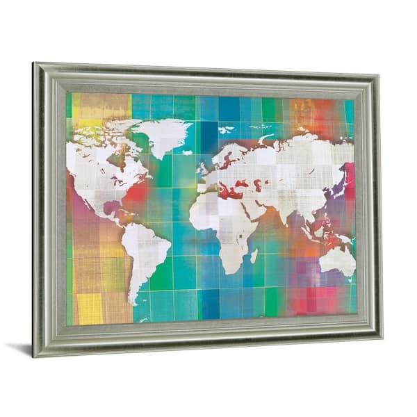 Classy Art 28 in. x 34 in. COLOR MY WORLD BY VENTER, T. (Mirror Framed)