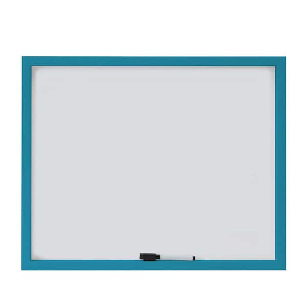 Mikasa 24 x 19-in Teal Framed White Board with Pen