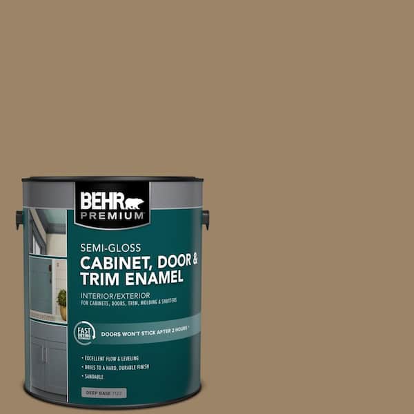 BEHR PREMIUM 1 gal. #PPU7-04 Collectible Semi-Gloss Enamel Interior/Exterior Cabinet, Door & Trim Paint