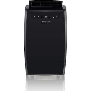 8,000 BTU Portable Air Conditioner Cools 500 Sq. Ft. with Dehumidifier in Black