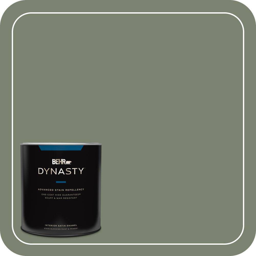 1 qt. #PPU11-18 Cactus Garden Satin Enamel Interior Stain-Blocking Paint & Primer price history on PriceWatchPro