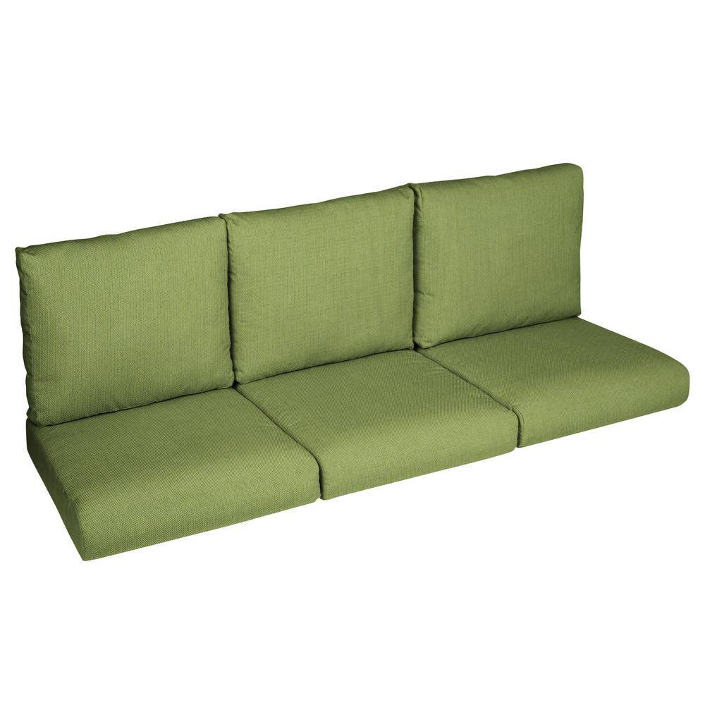 23 in. x 23.5 in. x 5 in. (6-Piece) Deep Seating Outdoor Couch Cushion in Sunbrella Spectrum Cilantro price history on PriceWatchPro