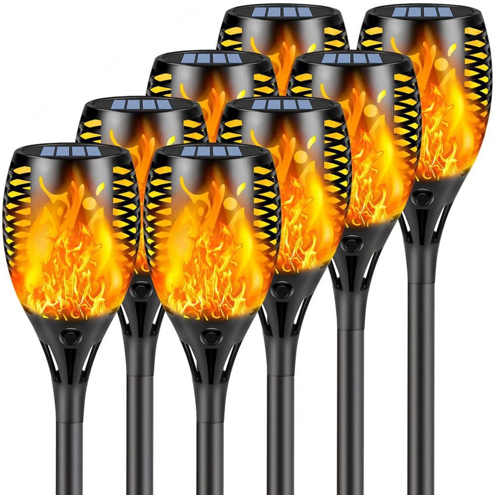 8-Pack Solar Torch Lights with Flickering Flame price history on PriceWatchPro