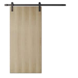 40 in. x 83 in. RICHFIELD Solid Core Wood Sliding Barn Door with Hardware Kit