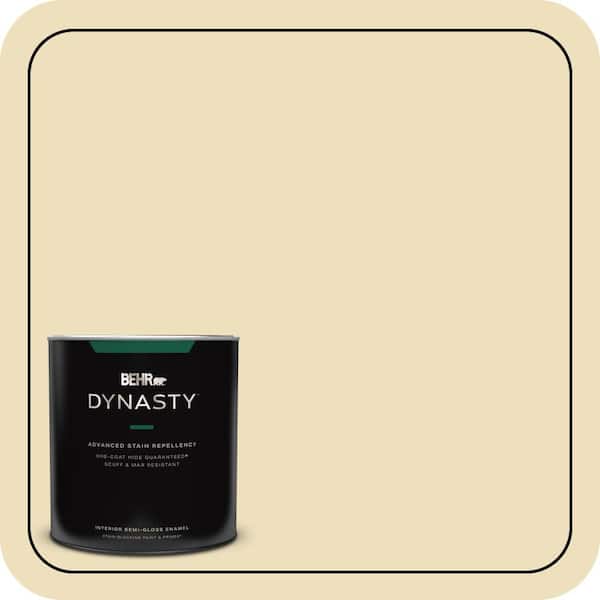 BEHR DYNASTY 1 qt. #380E-3 Satin Souffle Semi-Gloss Enamel Interior Stain-Blocking Paint & Primer