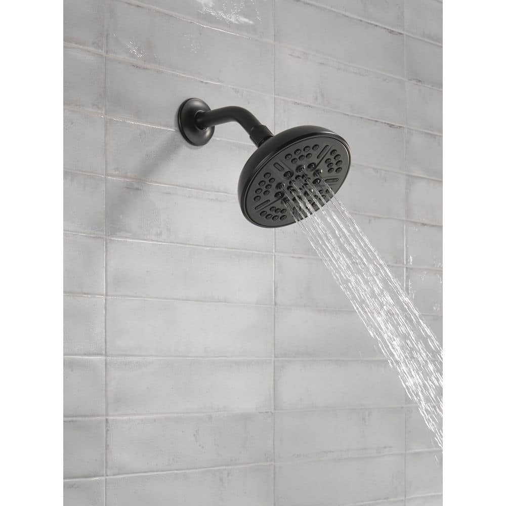 Matte Black Multi-Head Nickel Wall Mounted Shower Head