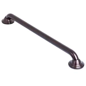 Decorative Shower Safety Grab Bar, Oil Rubbed Bronze, 24"