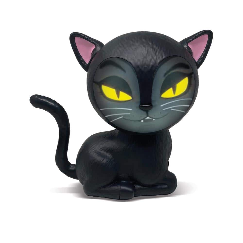 Eek The Cat Talking Singing and Joke Telling Animated 9.5 in. H Cat with Bu