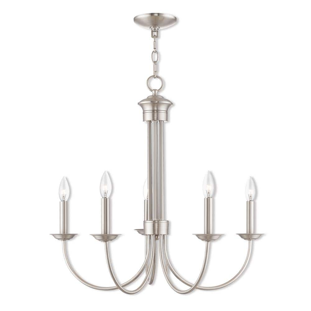 livex lighting 5 light chandelier